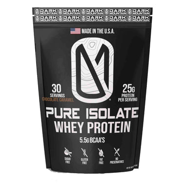 Dark Mountain Chocolate Caramel Protein Pure Isolate Whey BuiltAthletics